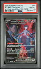 Rocket's Mewtwo ex #231 PSA 10 - Destined Rivals