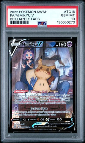 MIMIKYU V #TG16 PSA 10