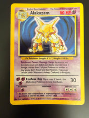 Alakazam HOLO #1 Base Set UNLIMITED - LP