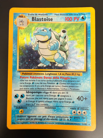 Blastoise HOLO #2 Base Set UNLIMITED - HP